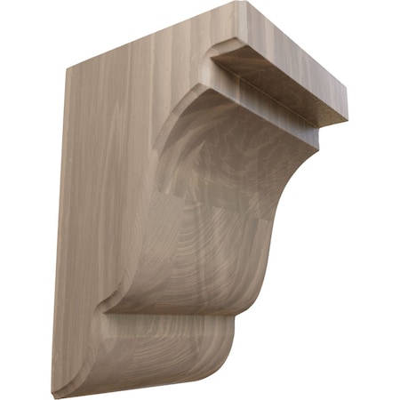 Ekena Millwork 5 1/4"W x 5"D x 7 1/2"H Bedford Bracket, Walnut BKTW05X05X08BEWA